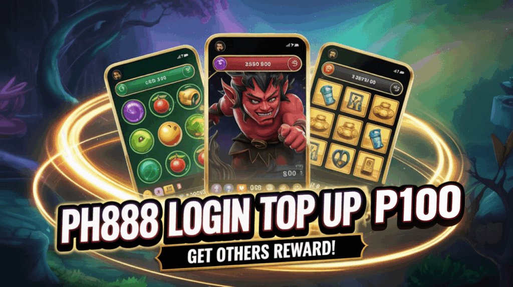 Ph888 Login Top Up ₱100 and Get Others Reward